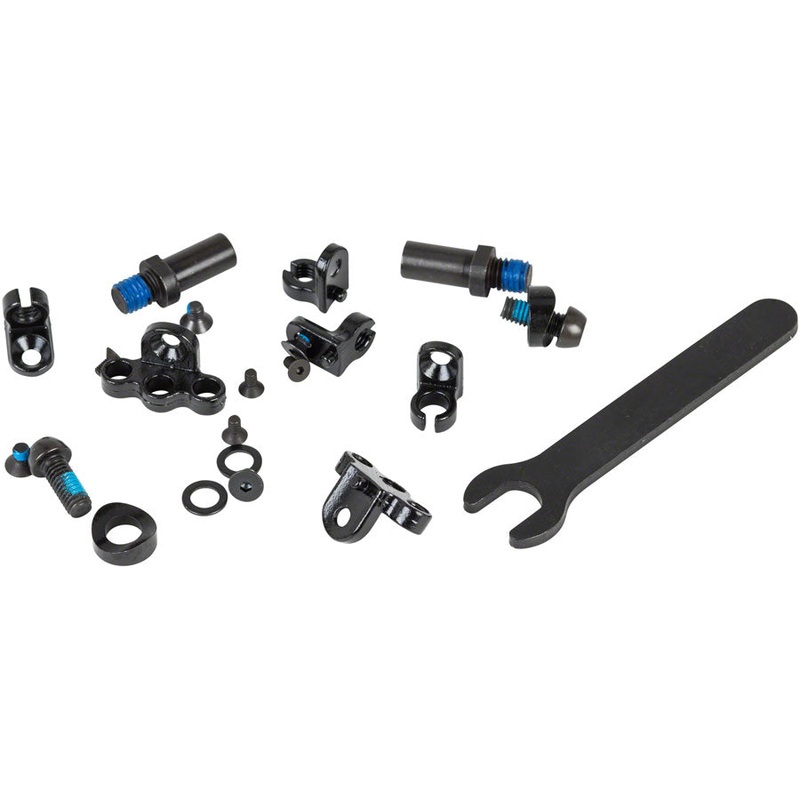 We The People Message P3 Brake Hardware Black