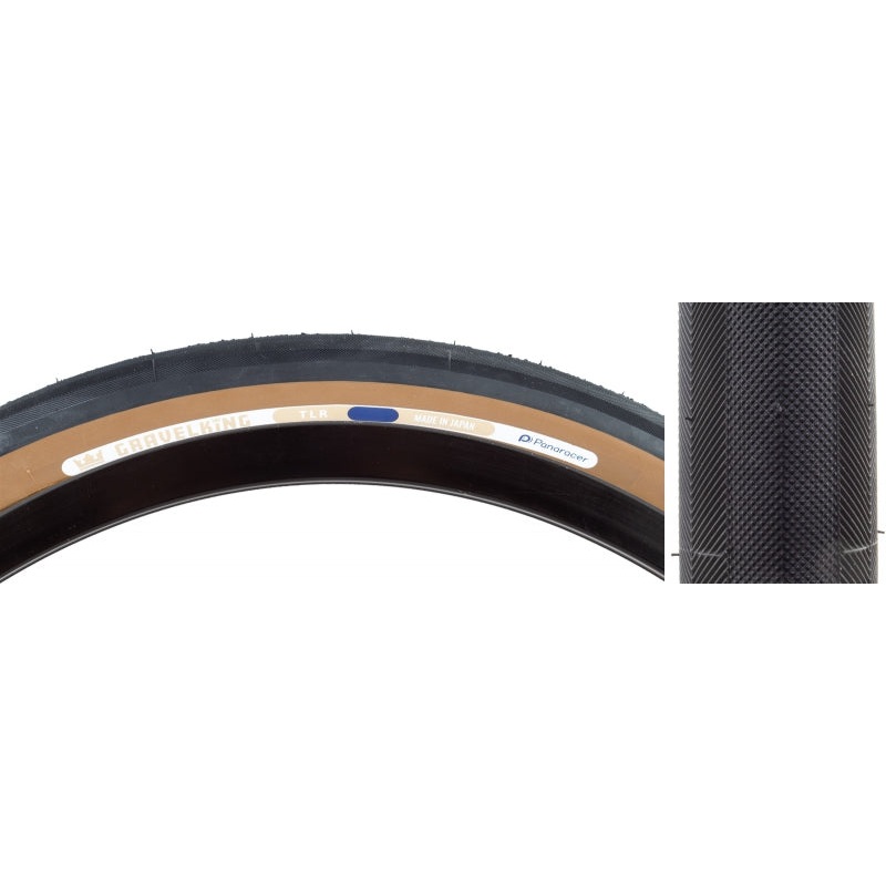 GravelKing Slick Tire - 650b x 38 / 27.5 x 1.50 Tubeless Folding BLK/Brown