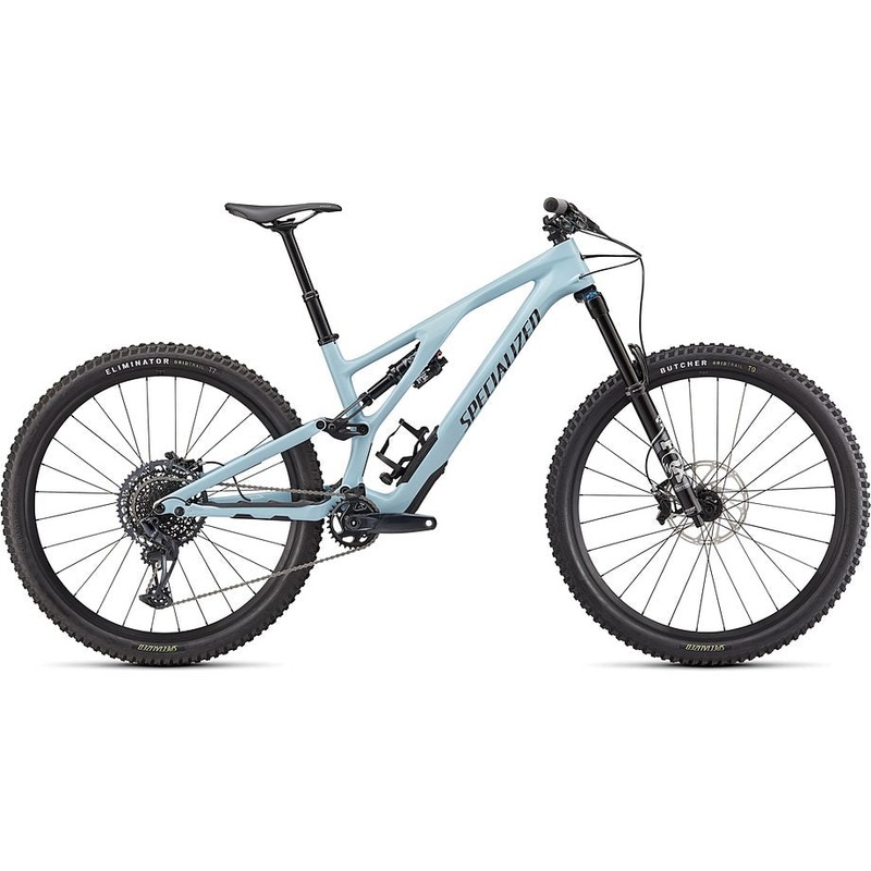 2022 Specialized Stumpjumper evo comp bike gloss arctic blue / black s1