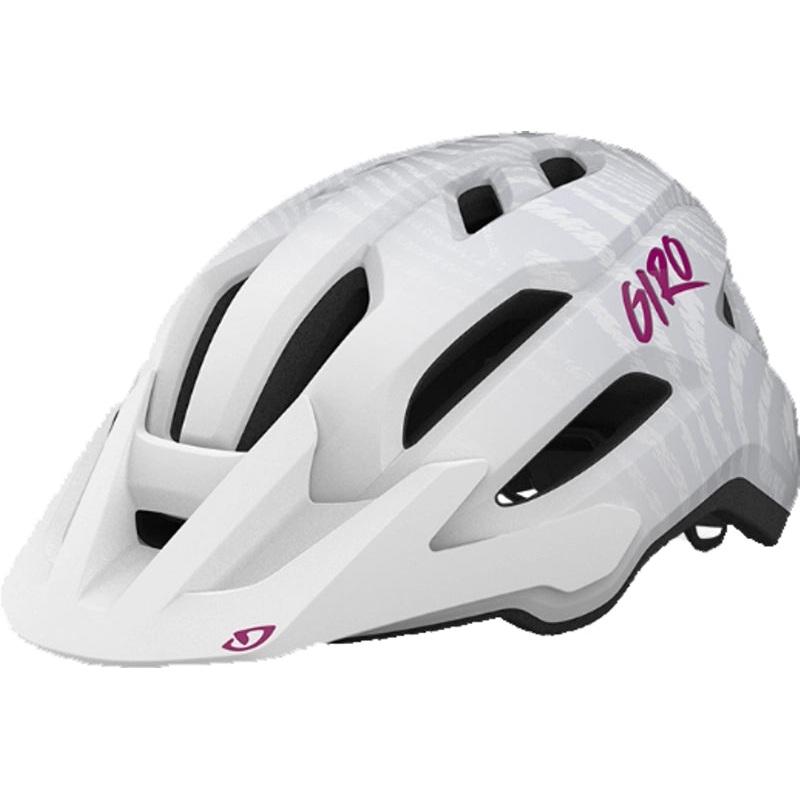 Giro Fixture MIPS II MTB Helmet - Youth - Matt White-Pink Ripple - 2023