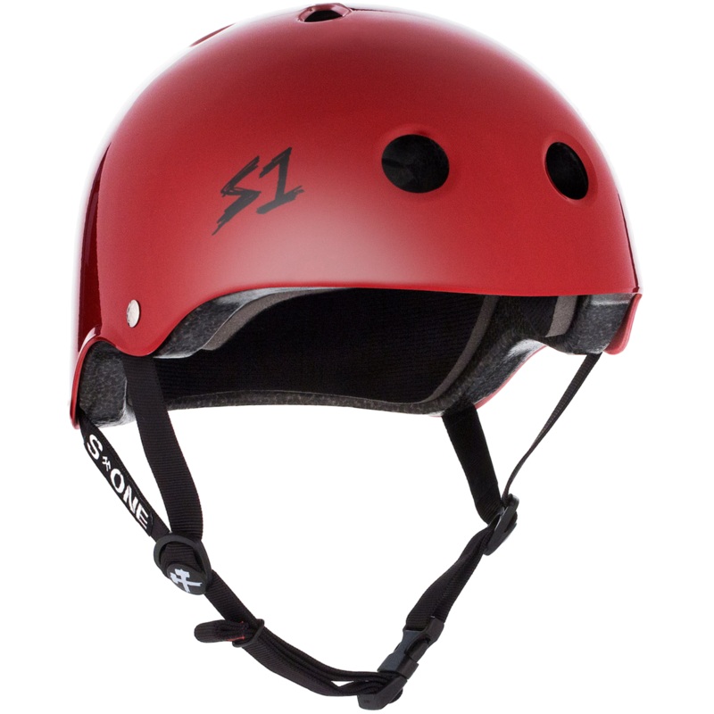 S1 Mega Lifer Helmet - Blood Red Gloss