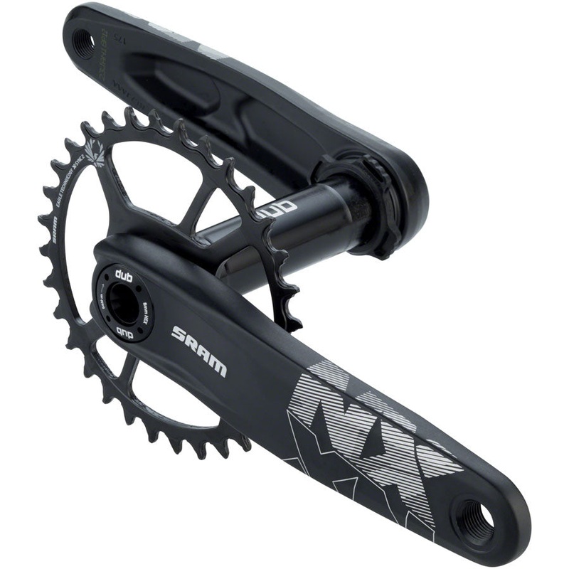 SRAM NX Eagle Boost Crankset - 165mm 12-Speed 32t Direct Mount DUB Spindle Interface BLK