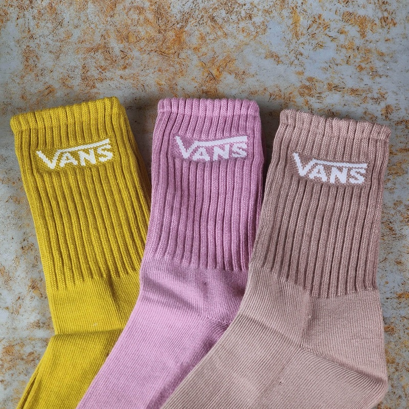 Vans Classic Crew Socks 3 Pack Pink Dawn