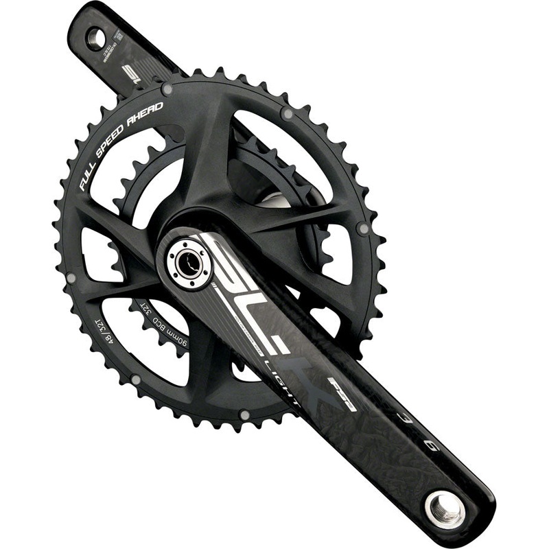 Full Speed Ahead SL-K Modular Crankset - 172.5mm 11/12-Speed 46/30t Direct Mount 90 BCD 386 EVO Spindle Interface BLK