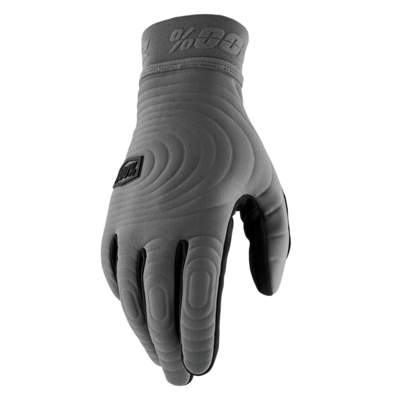 100% Brisker Xtreme Glove - Charcoal