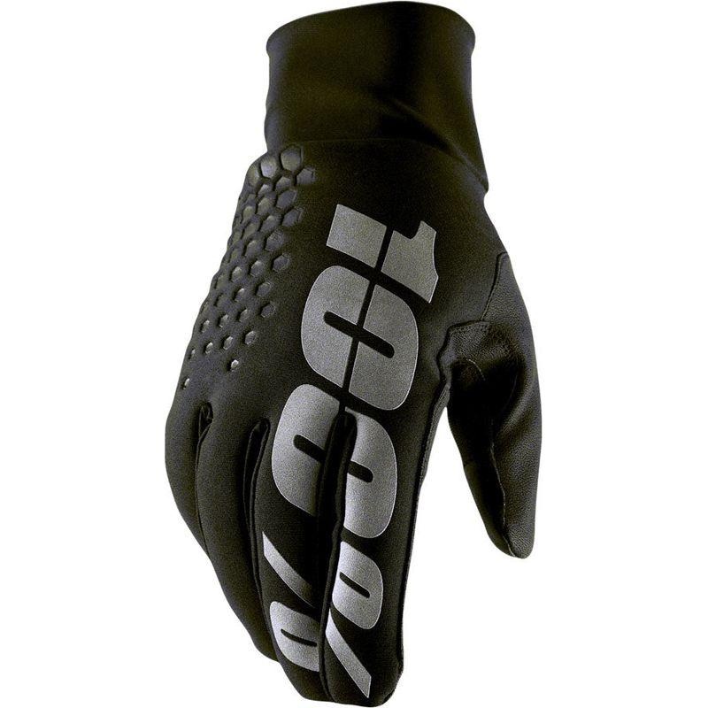 100% Hydromatic Brisker Gloves - Black Full Finger Large