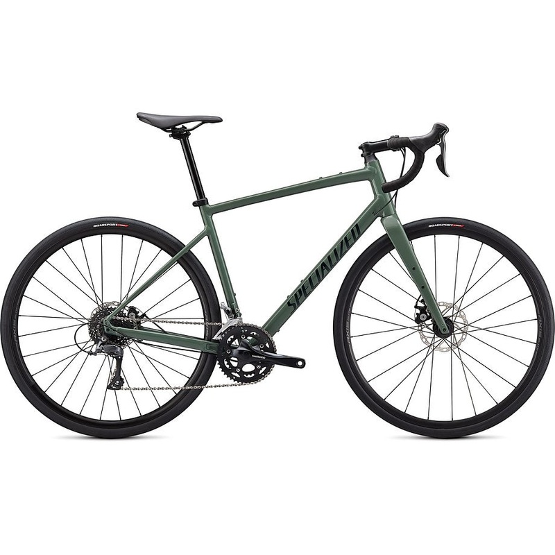 2021 Specialized diverge e5 bike gloss sage green/forest green/chrome/clean 61