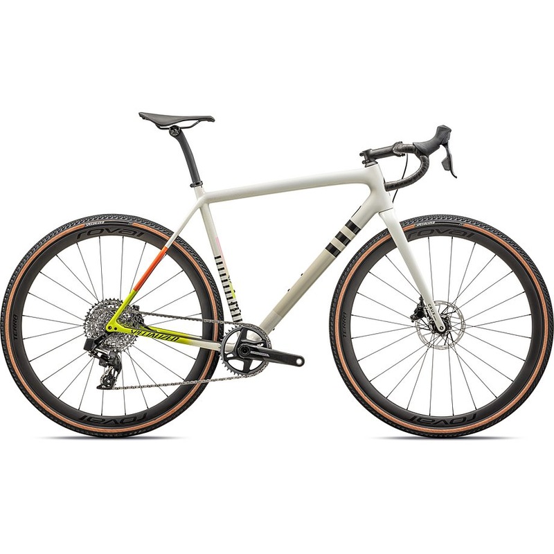 2024 Specialized crux pro bike gloss dune white birch cactus bloom speckle 52
