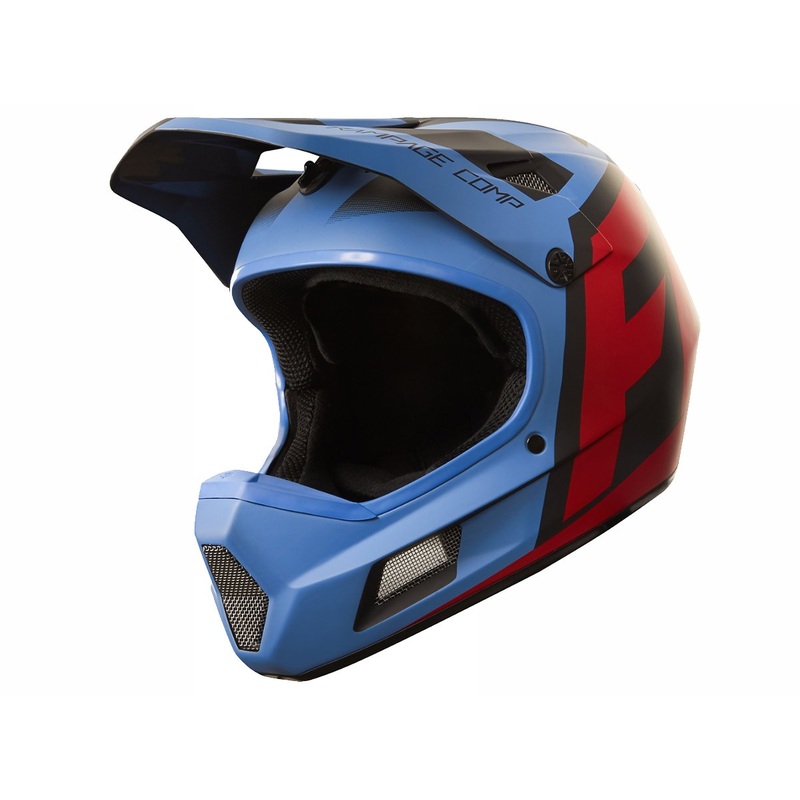 Fox Racing Rampage Comp Creo Full Face Helmet - Blue-Red