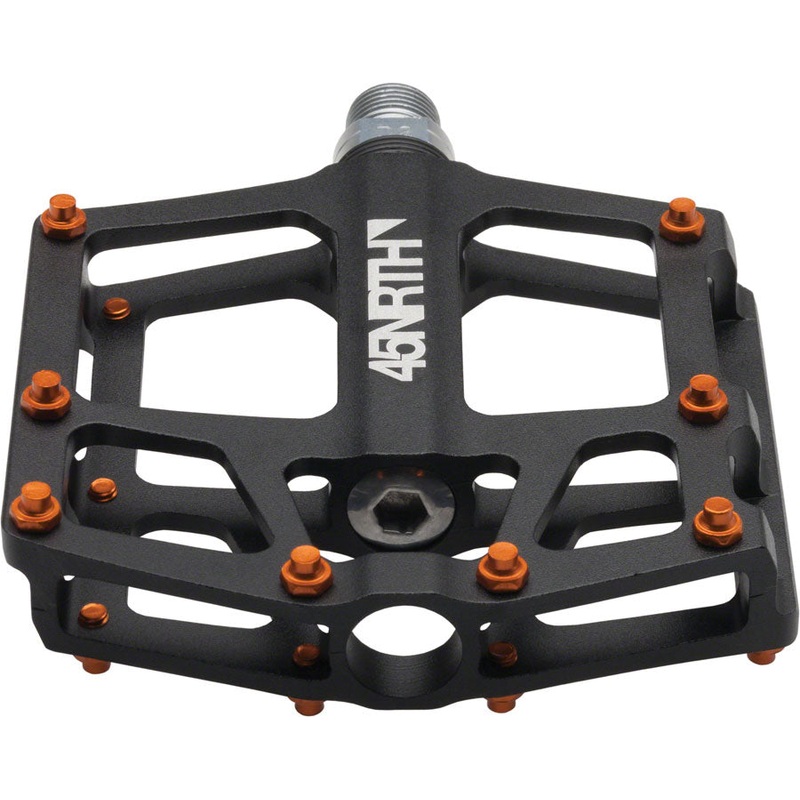 45NRTH Heiruspecs Pedals - Platform, Aluminum, 9/16", Black