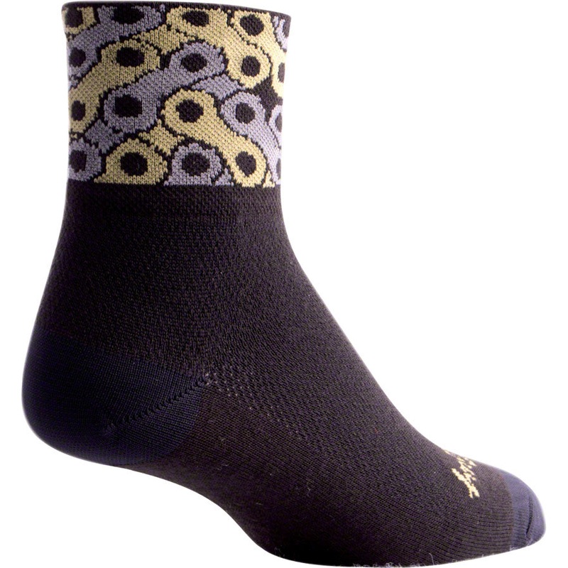 SockGuy Classic Links Socks - 3" Black Large/X-Large