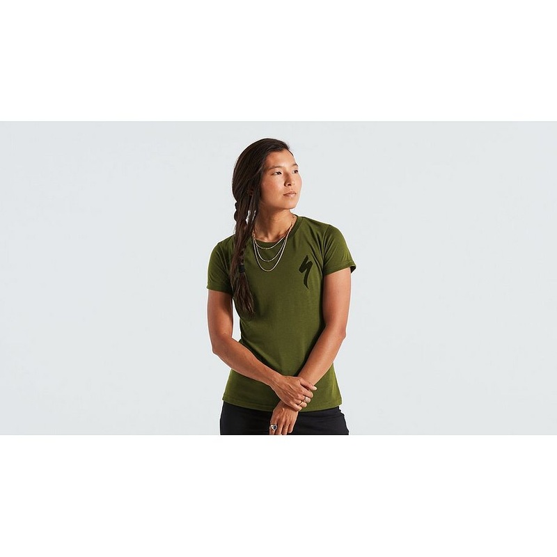 Specialized s-logo tee ss wmn olive green xs