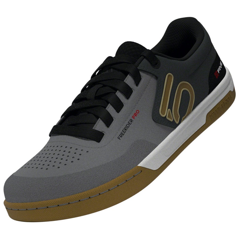 Five Ten Freerider Pro Flat Shoes - Mens Gray Three/Bronze Strata/Core BLK 8