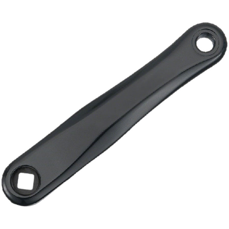 Samox SAC08 Left Crank Arm - 175mm JIS Diamond Taper Spindle Interface Forged Aluminum Spindle Bolt Sold Separate BLK