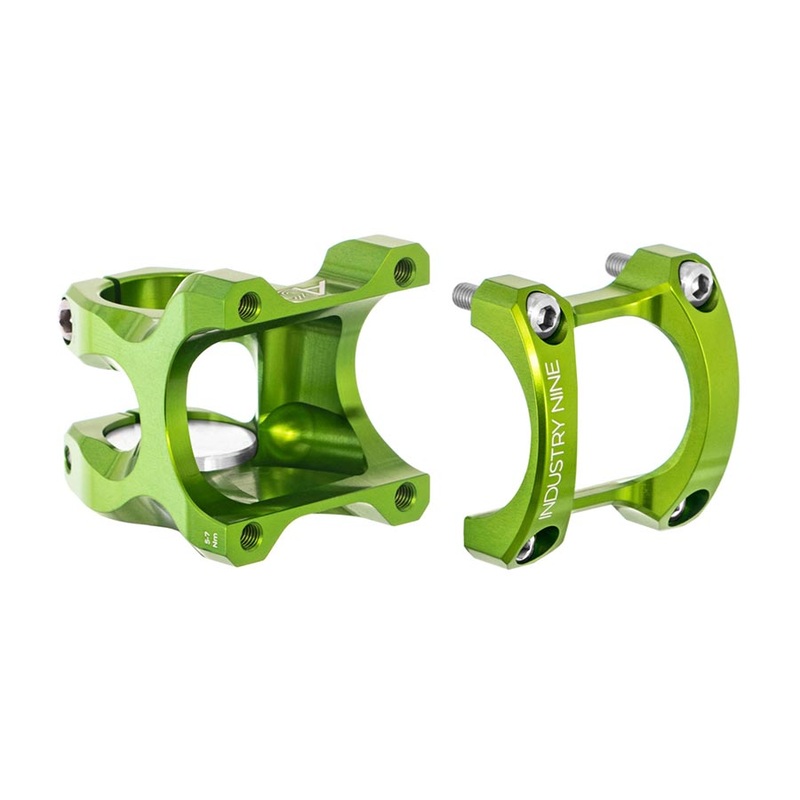 A318 Stem Diameter: 31.8mm Length: 50mm Steerer: 1-1/8 5 Lime Green