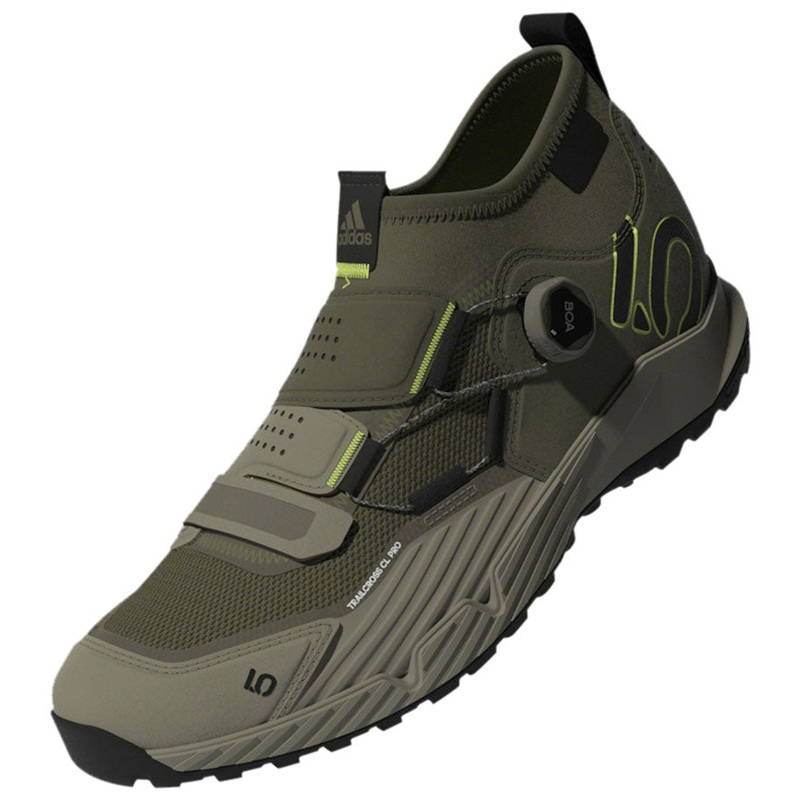 Five Ten Trailcross Pro Mountain Clipless Shoes - Mens Green/Black/Green 12