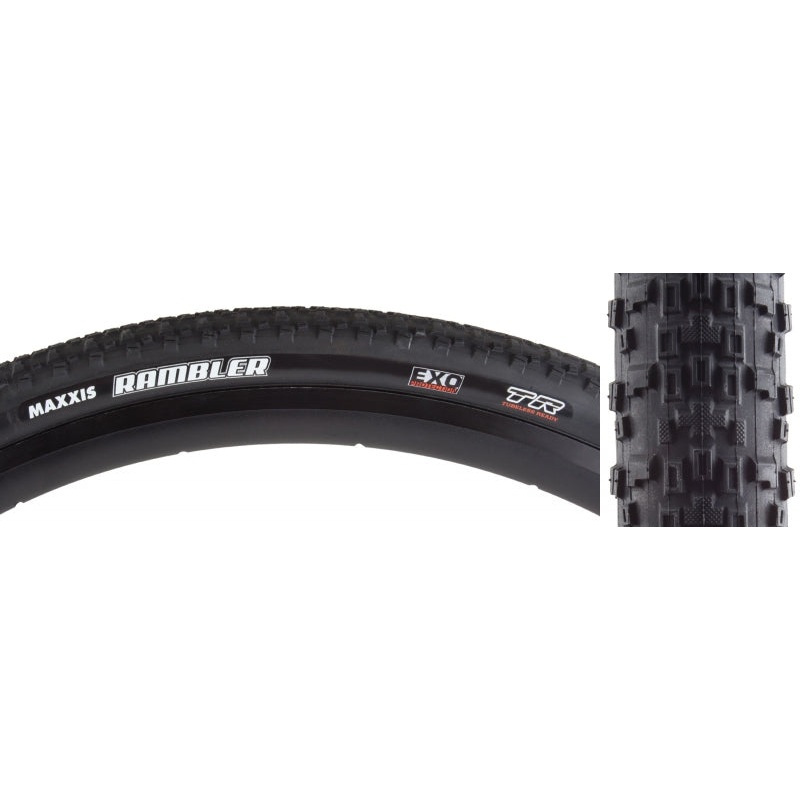 Maxxis Rambler Tire - 650b x 47 Tubeless Folding Black Dual EXO