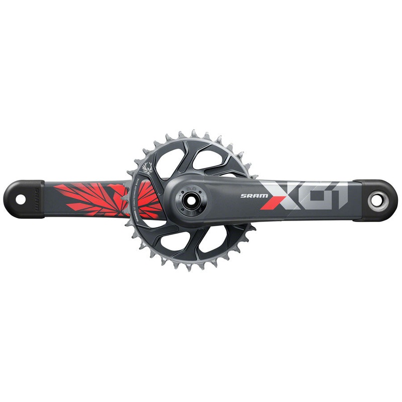 SRAM X01 Eagle DUB C3 Crankset Speed: 11/12 Spindle: 28.99mm BCD: Direct Mount 32 DUB 170mm Red Boost