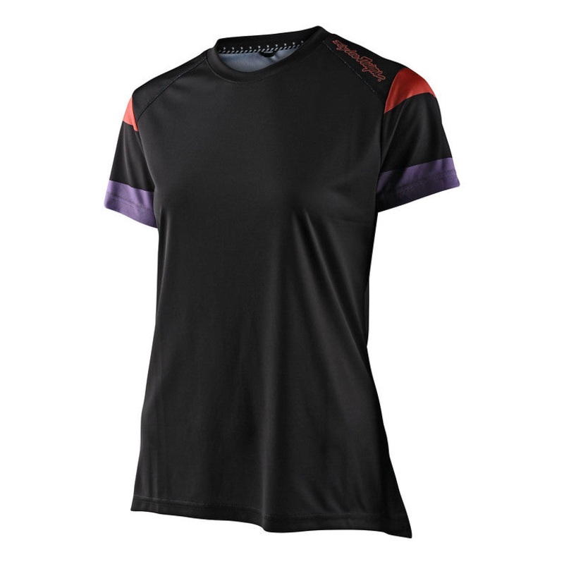 Troy Lee Designs Lilium Short Sleeve MTB Jersey - Womens - Rugby - Black
