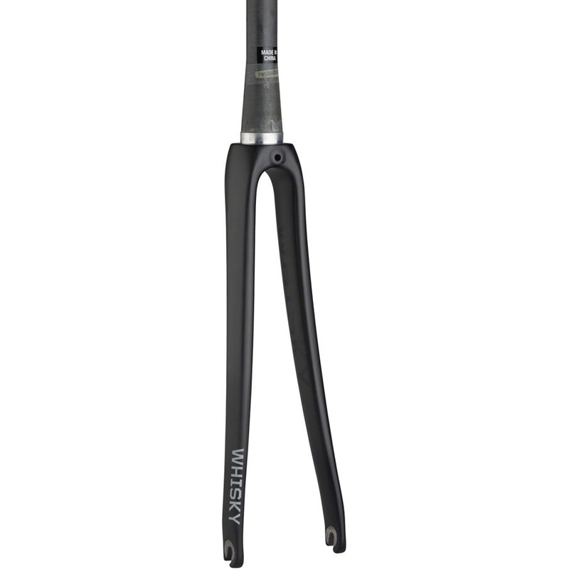 WHISKY No.7 RD Fork - QR, 1.5" Tapered Carbon Steerer, Rim Brake, Matte Black