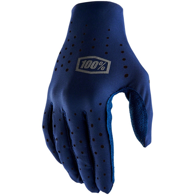 100% Sling Gloves - Navy Full Finger Large