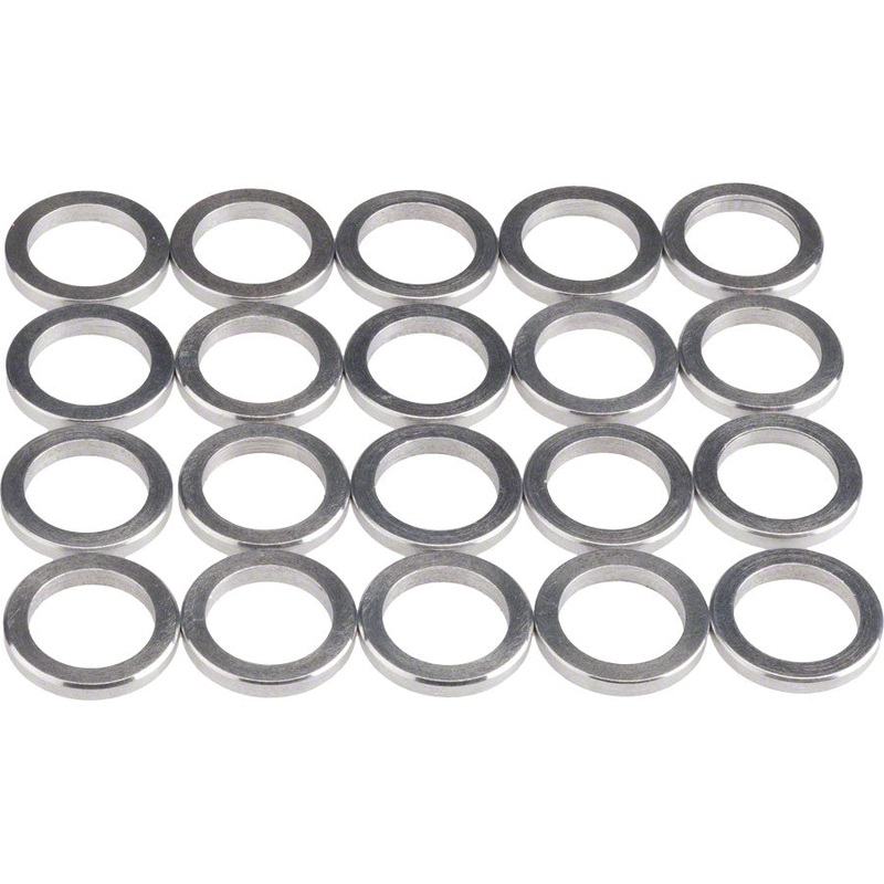 Wheels Manufacturing 2.0mm Aluminum Chainring Spacer Bag/20
