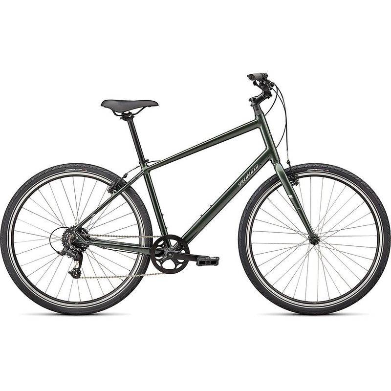 2022 Specialized crossroads 1.0 bike gloss oak green metallic / chrome l