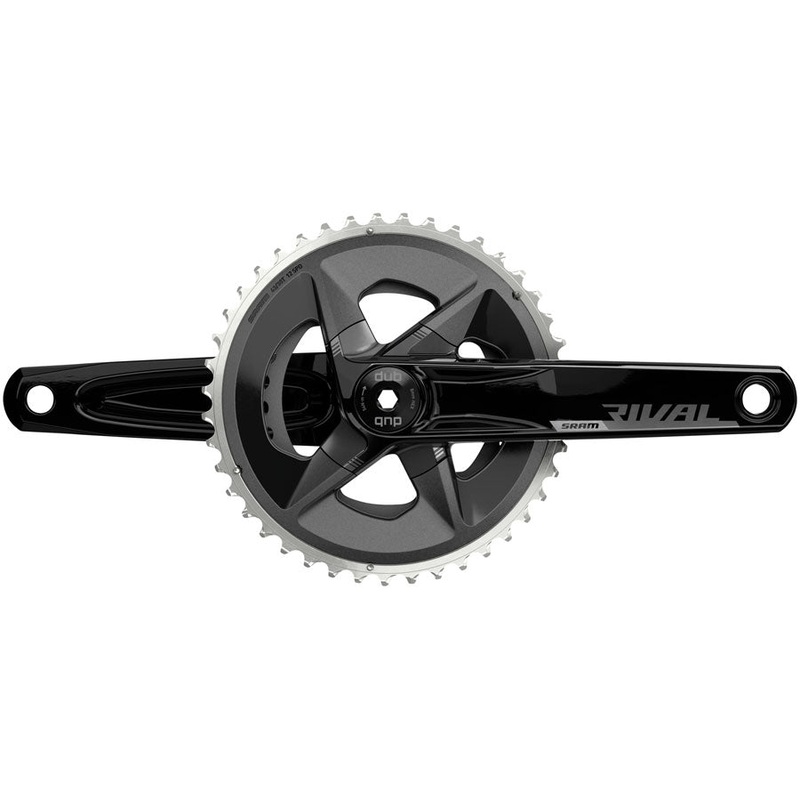 SRAM Rival AXS Wide Crankset - 172.5mm 12-Speed 43/30t 94 BCD DUB Spindle Interface BLK D1