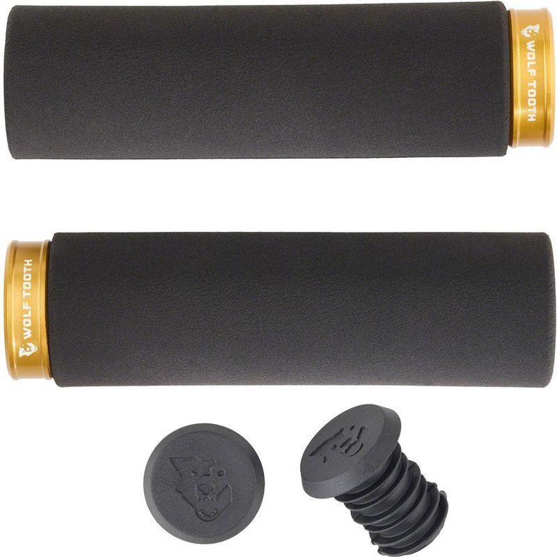 Wolf Tooth Fat Paw Lock-on Grips - Black/Gold
