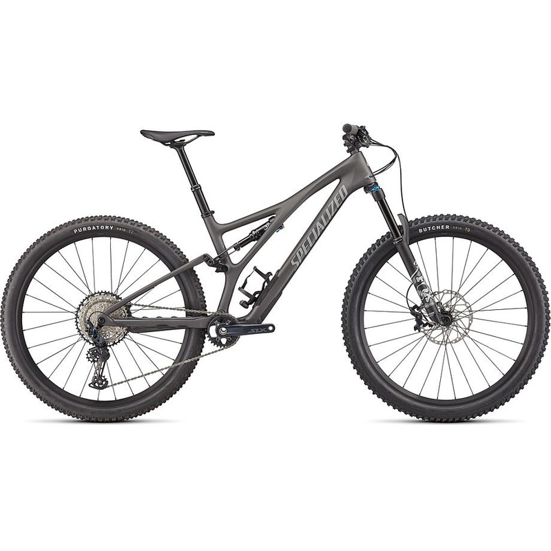 2022 Specialized Stumpjumper comp bike satin smoke / cool grey / carbon s4
