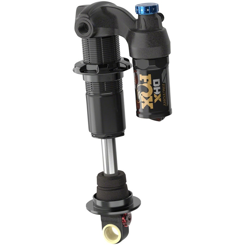 FOX DHX Factory Rear Shock - Trunnion Metric 185 x 55 mm 2-Position Lever Hard Chromoly Damper Shaft