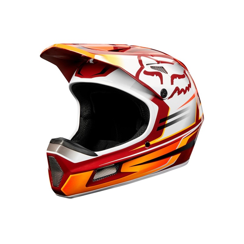 Fox Racing Rampage Comp Full Face Helmet - Reno - Cardinal - 2019