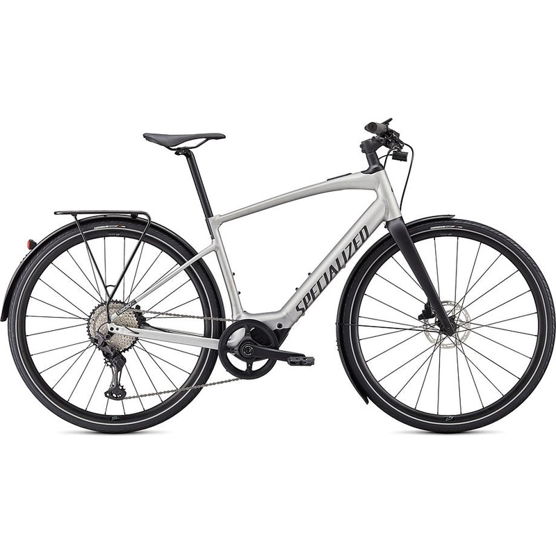 2021 Specialized vado sl 5.0 eq bike brushed aluminum / black reflective m