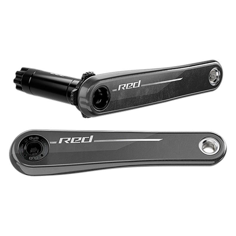 RED 1x XPLR Wide Crank Arm Assembly - 175mm 13-Speed 8-Bolt Direct Mount DUB Spindle Natural Carbon E1