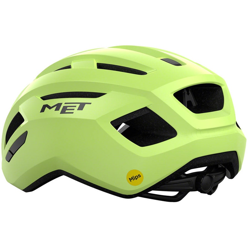 MET Vinci MIPS Helmet - Ultra Lime/Glossy Medium