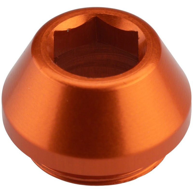 Wolf Tooth 12mm Rear Thru Axle Axle Cap - Orange