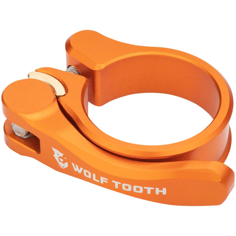 Wolf Tooth Components Quick Release Seatpost Clamp - 31.8mm Orange