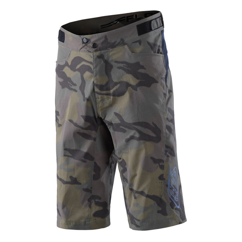 Troy Lee Designs Flowline MTB Short with Liner - Spray Camo - Army