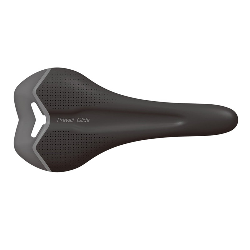 Velo Prevail Glide Saddle - 128mm - Black