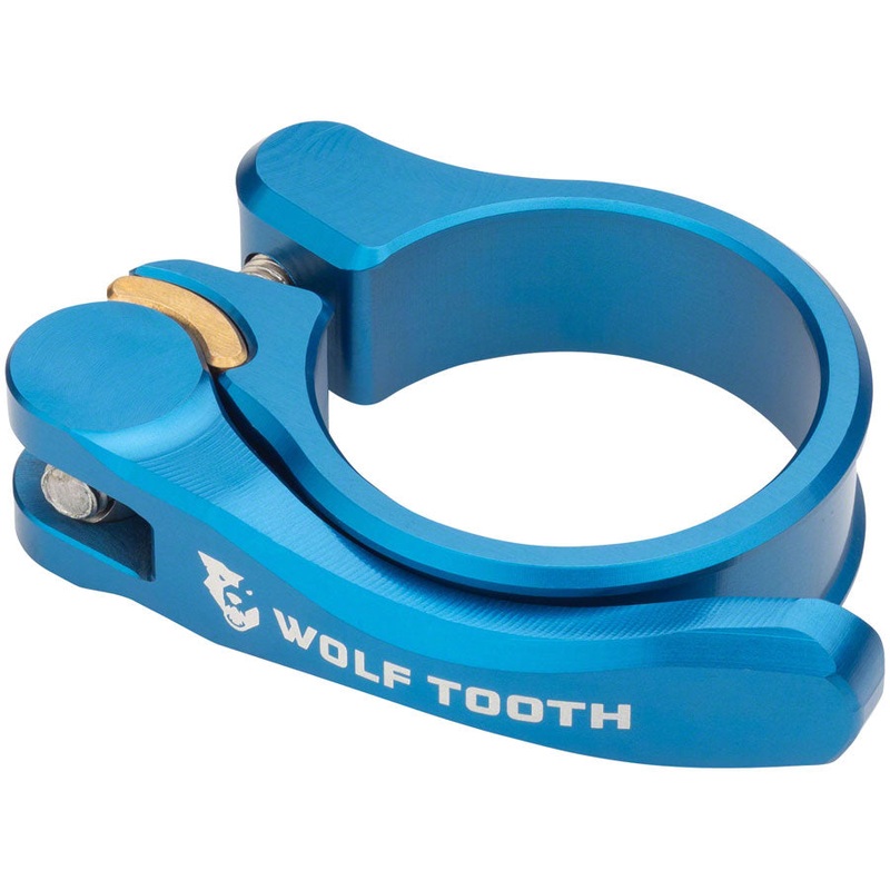 Wolf Tooth Components Quick Release Seatpost Clamp - 28.6mm QR Blue