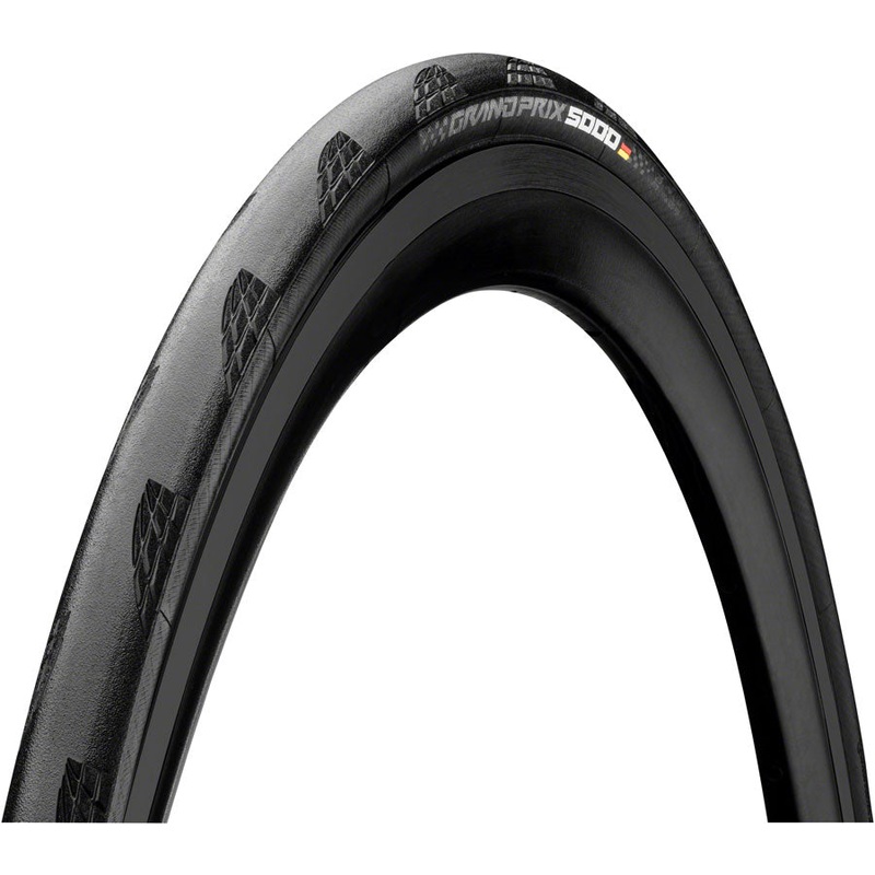 Continental Grand Prix 5000 Tire - 650b x 28 Clincher Folding BLK BLKChili Vectran Breaker LazerGrip ACT