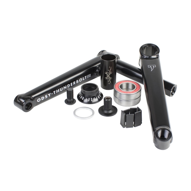 Odyssey Thunderbolt+ Cranks - Rust Proof Black
