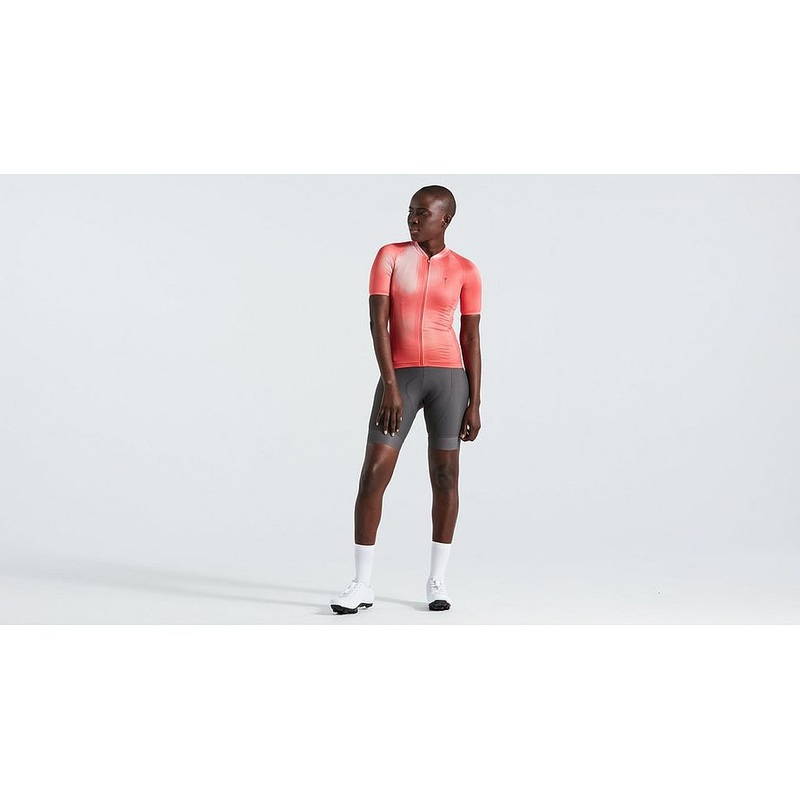 Specialized sl air distortion jersey ss wmn vivid coral l