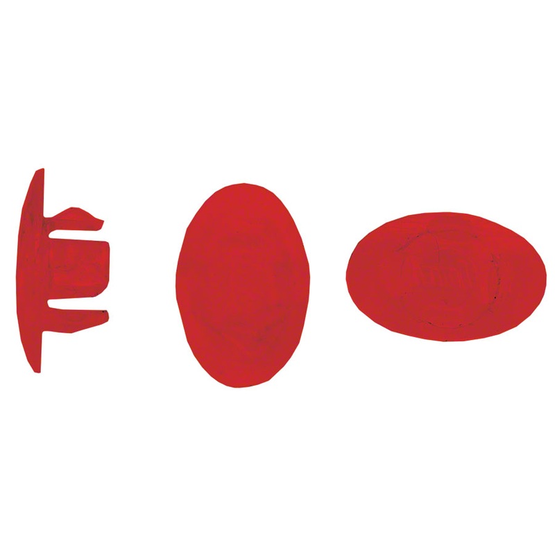Velocity Rim Plug: Fits 7.7mm-8.3mm Diameter Holes, Red, Bag of 72