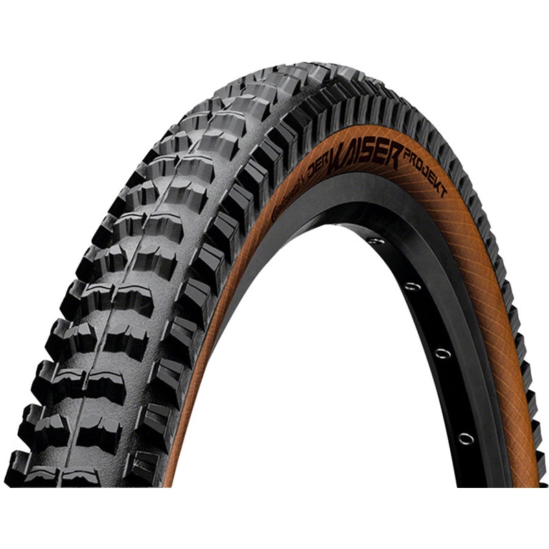 Continental Der Kaiser Projekt Tire - 27.5 x 2.40 Clincher Folding BLK/Amber ProTection Apex