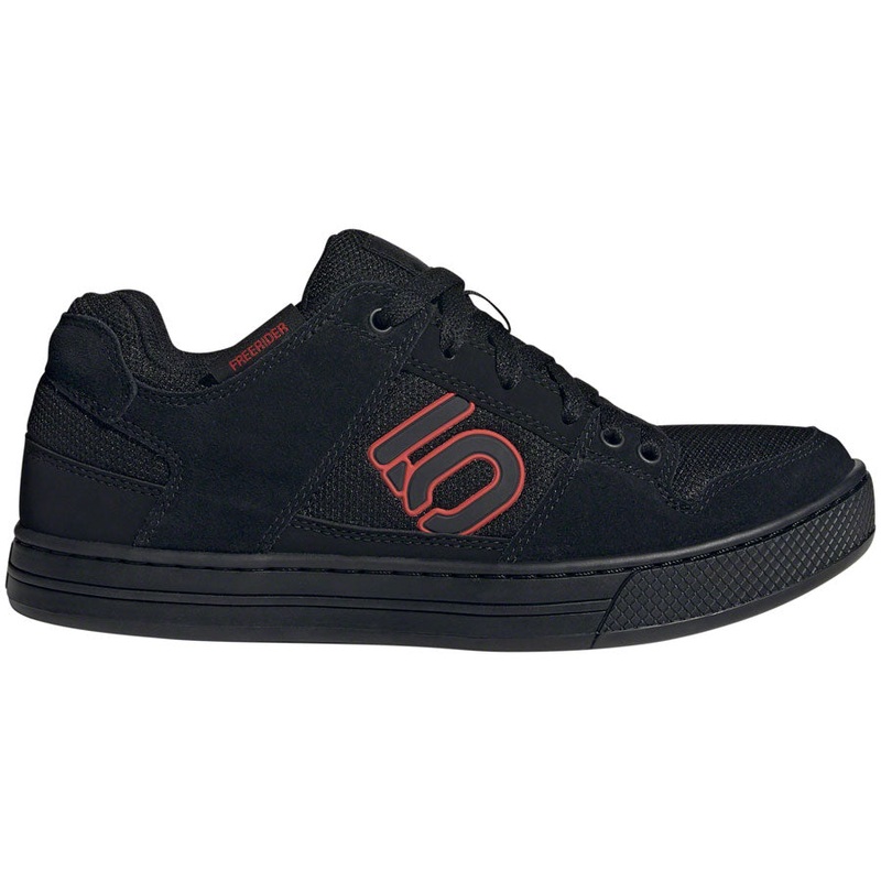 Five Ten Freerider Flat Shoes - Mens Core Black/Red/Gray Five 14