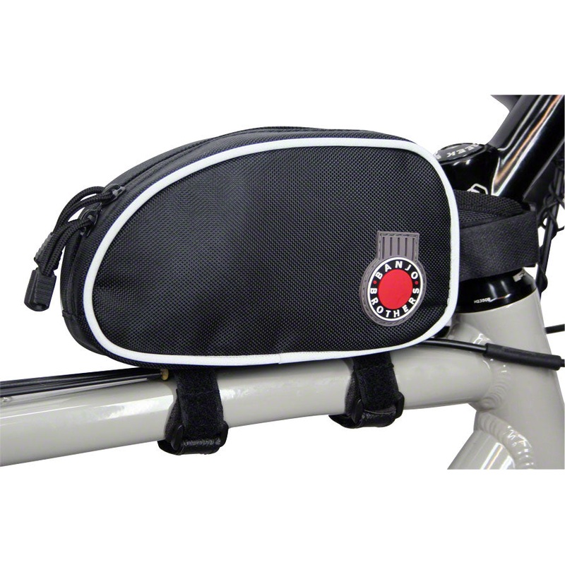 Banjo Brothers Top Tube Bag: Black, LG