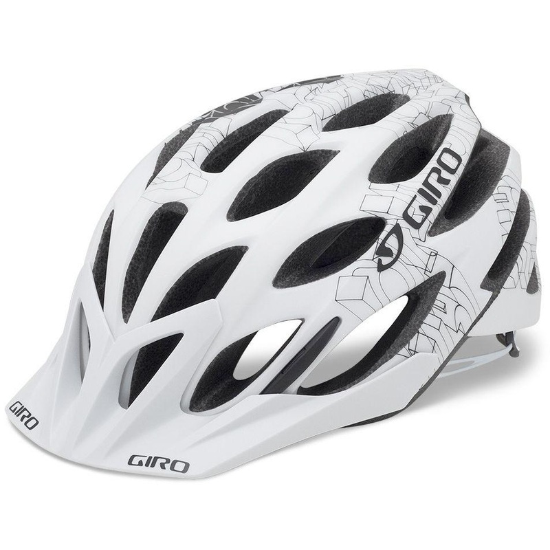 Giro Phase MTB Helmet - Matt White-Black Blockade