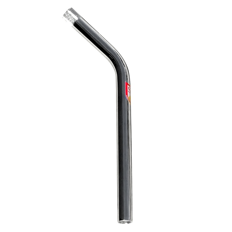 22.2mm (7/8") S&M Old School Layback BMX Chromoly Seatpost - Chrome - USA Made