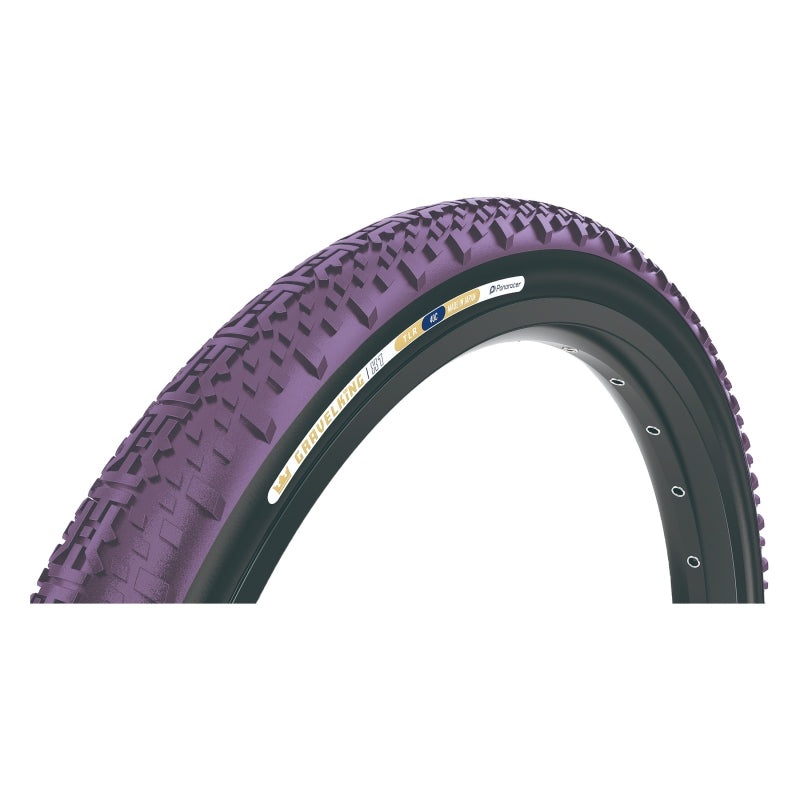 GravelKing X1 Tire - 700 x 45 Tubeless Folding Purple/Black